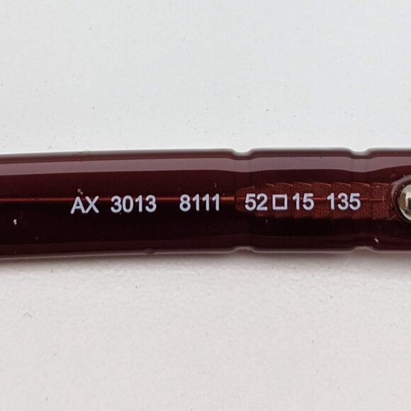 🕶️Armani Exchange AX3013 8111 Eyeglasses 52/15 135 /KAB514🕶️​ - Picture 3 of 6